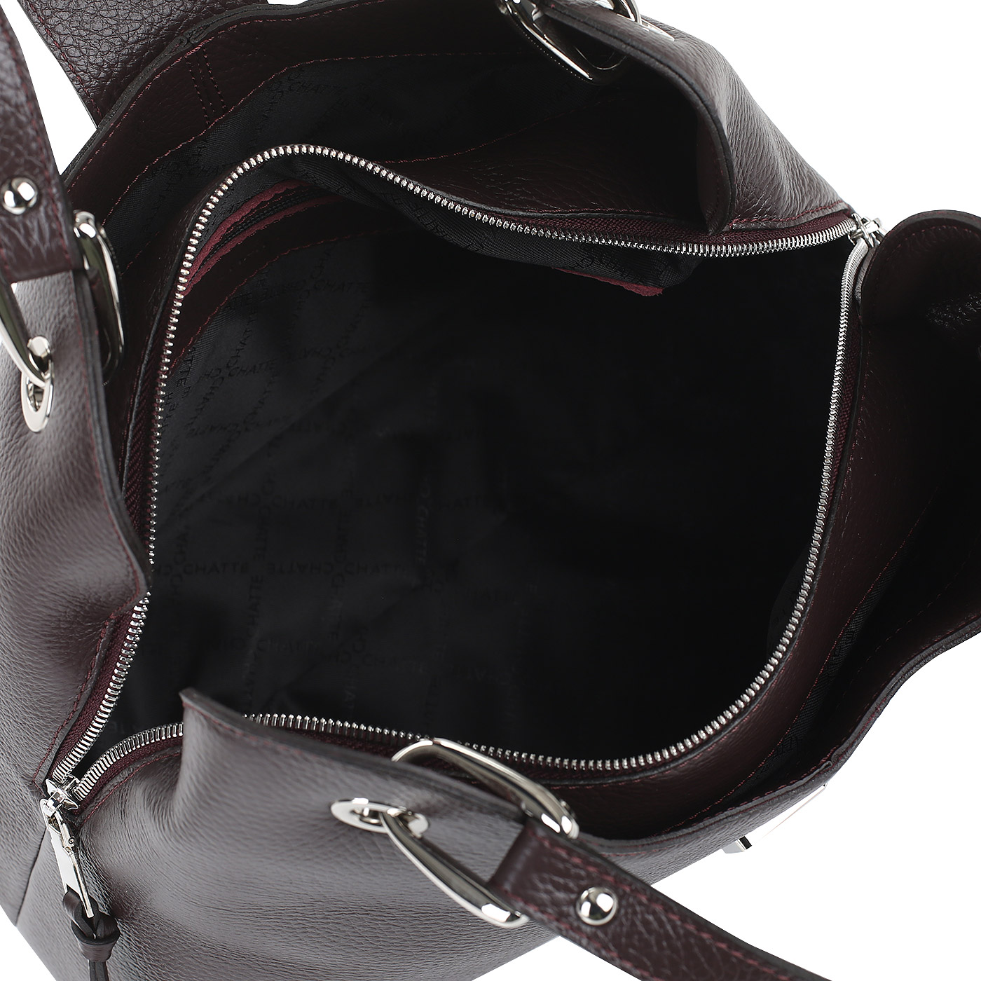 Сумка из зернистой кожи Chatte 