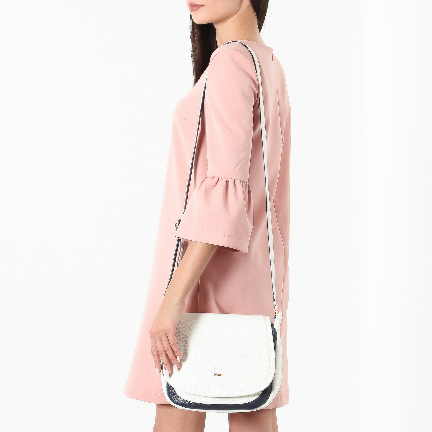 Кожаная сумка через плечо Bruno Rossi 