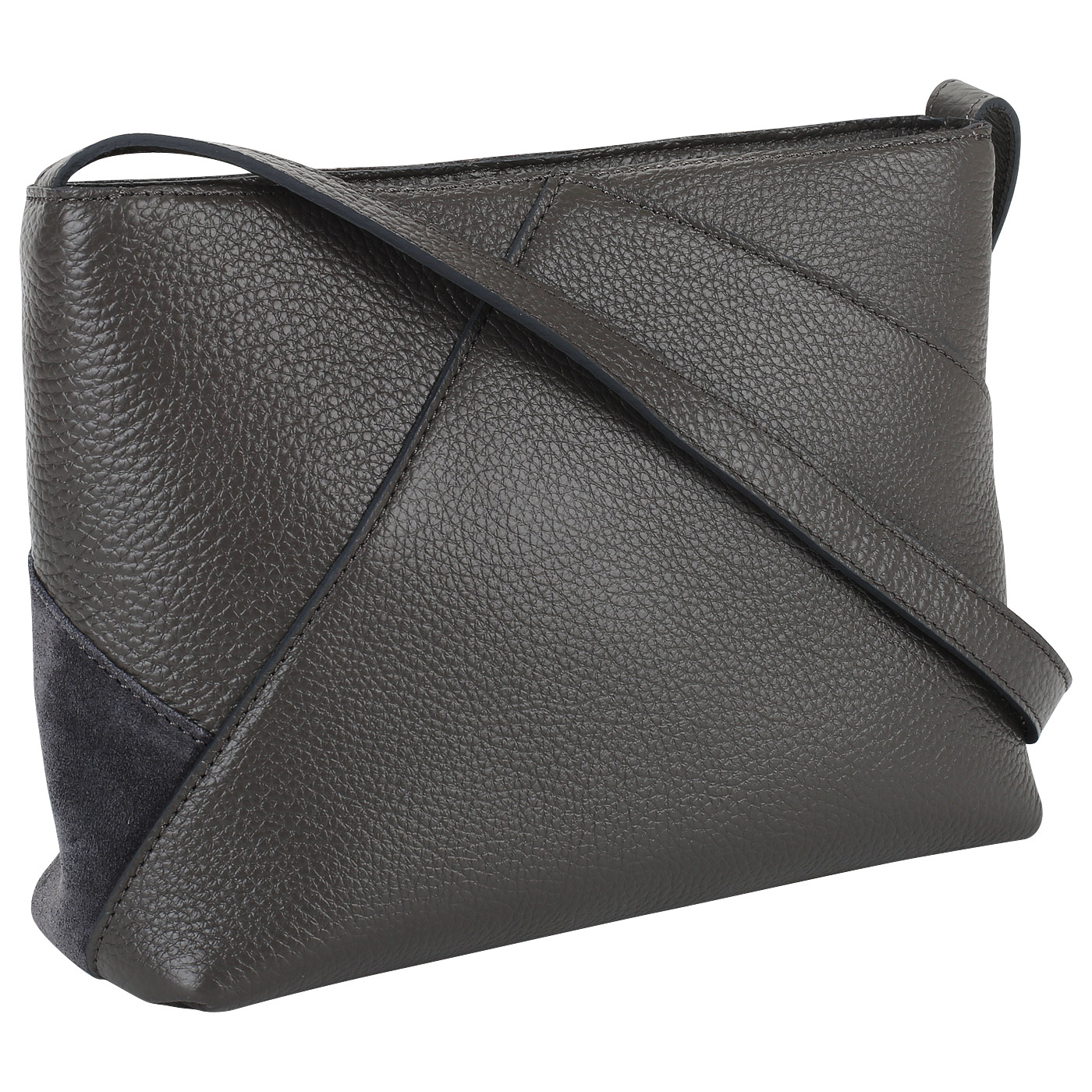 Сумка из кожи и замши Chatte 