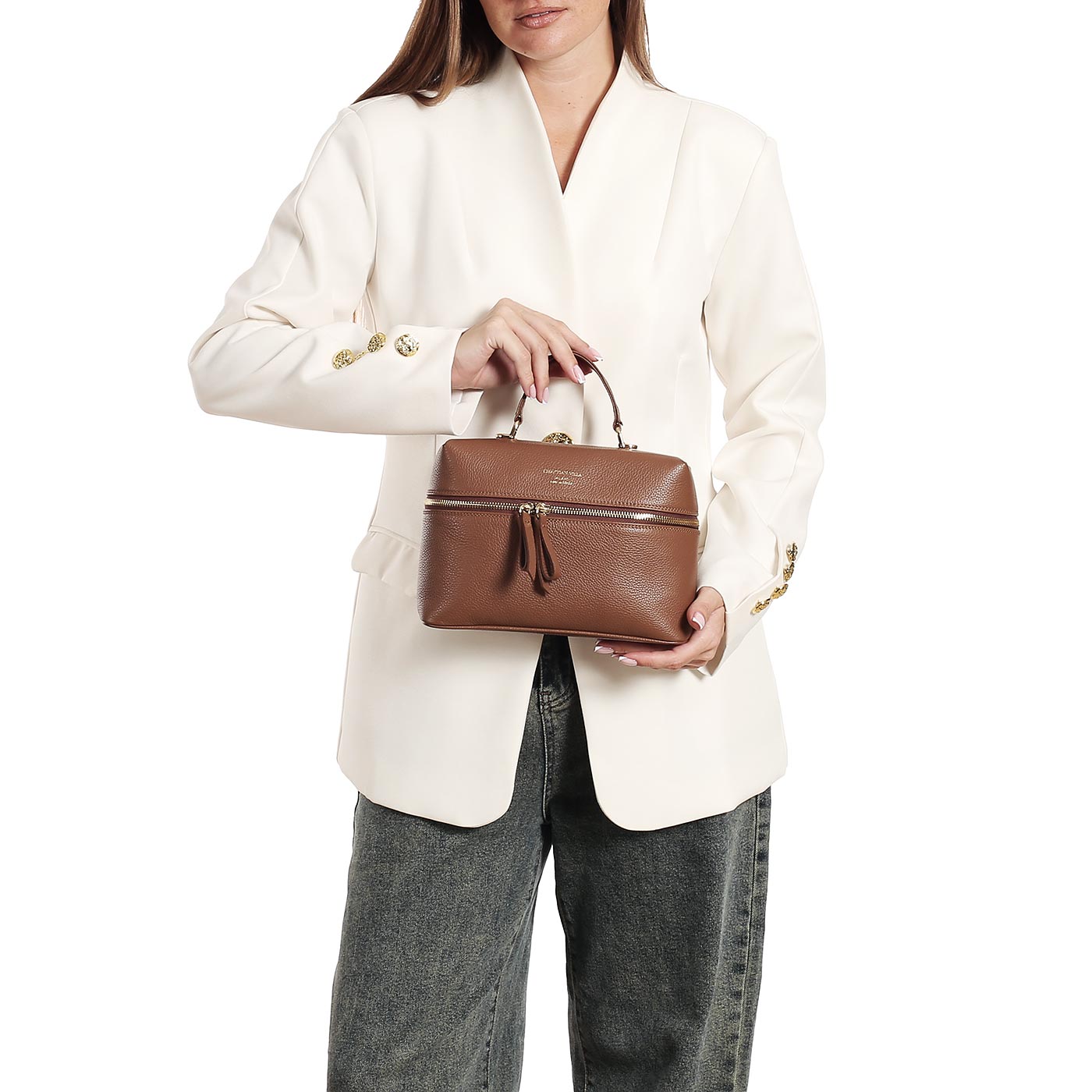 Кожаная сумка Christian Villa Peggy