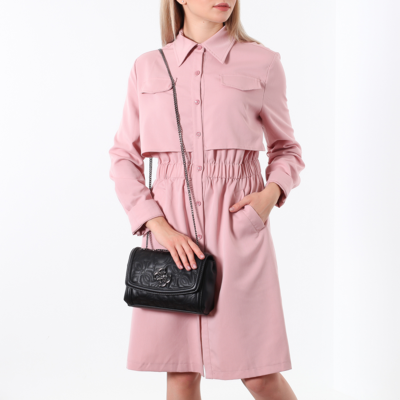 Сумка с цепочкой через плечо Guess New Wave