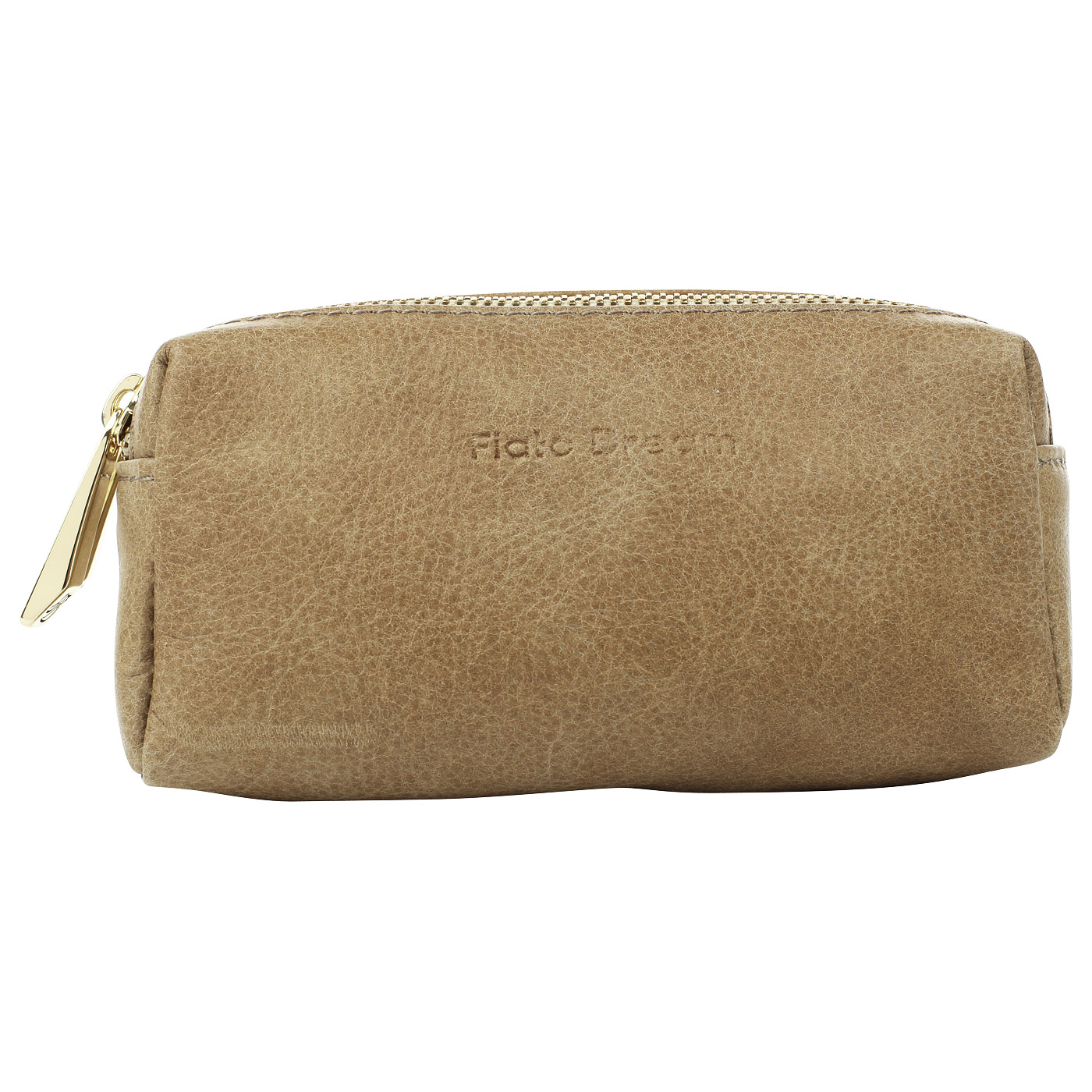 Fiato Dream Кожаная косметичка с двумя отделами