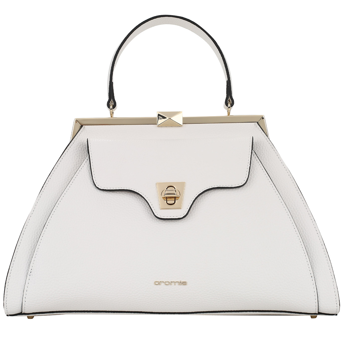 Cromia Сумка из белой кожи