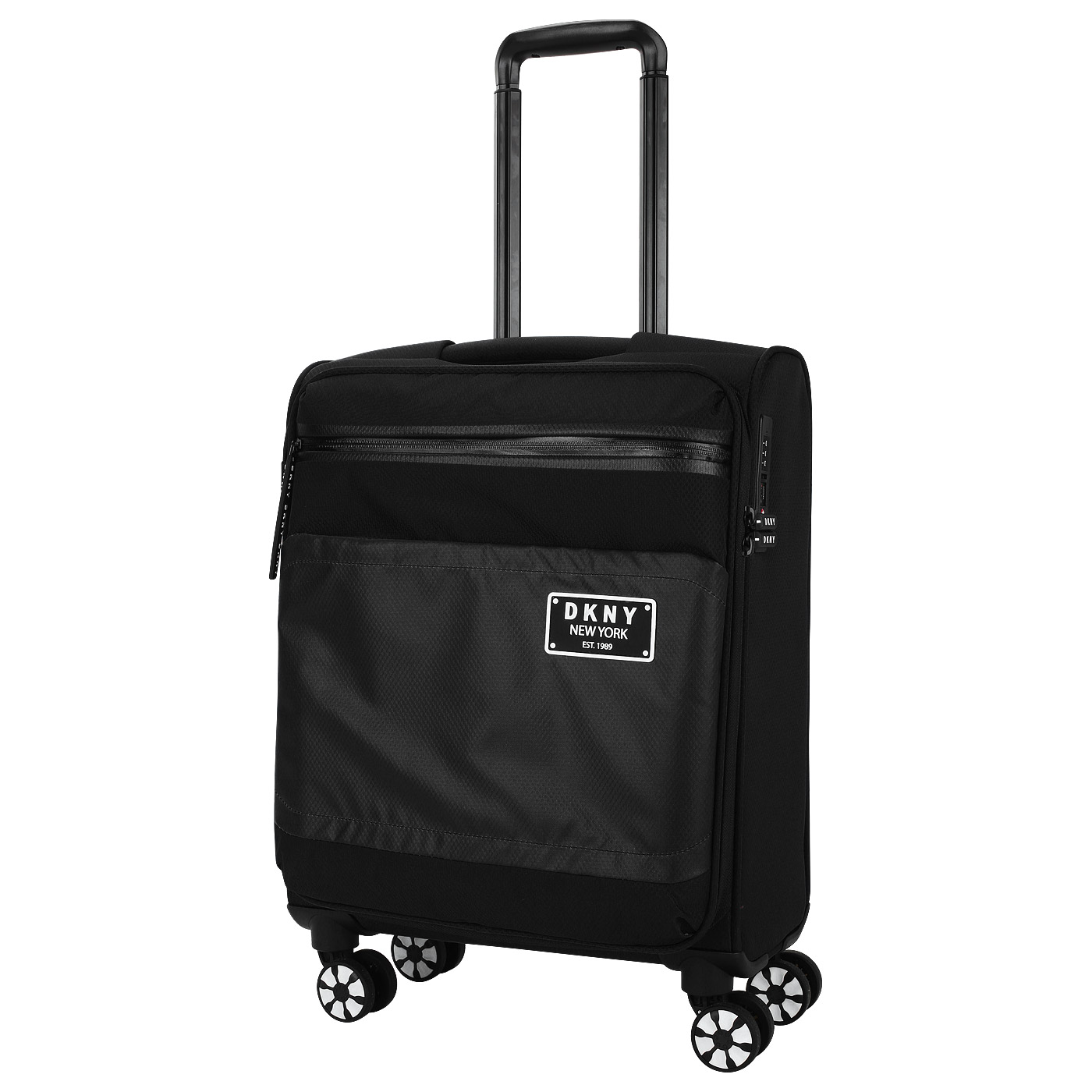 DKNY Чемодан маленький S тканевый с кодовым замком