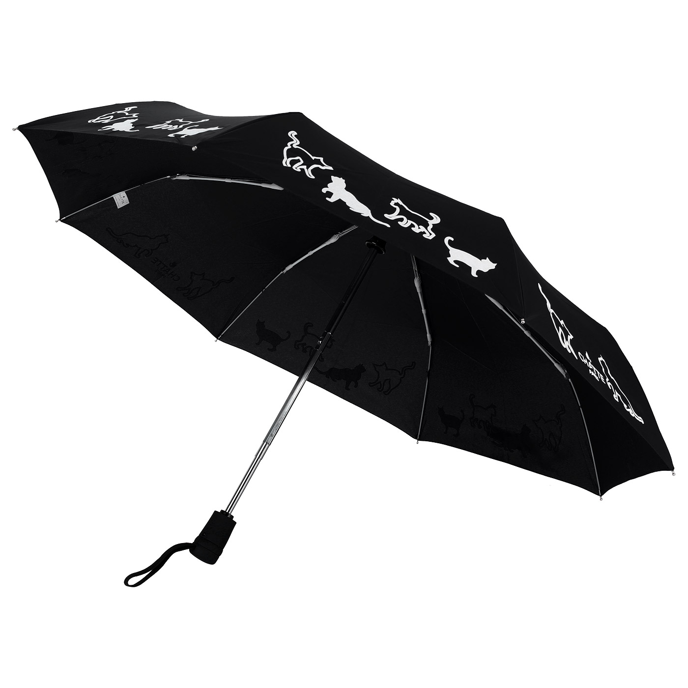 Черный зонт Chatte 