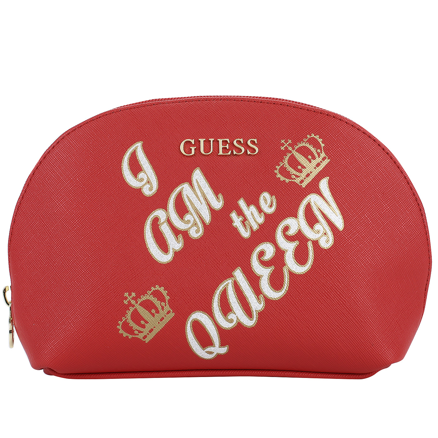 Guess Косметичка на молнии с декором