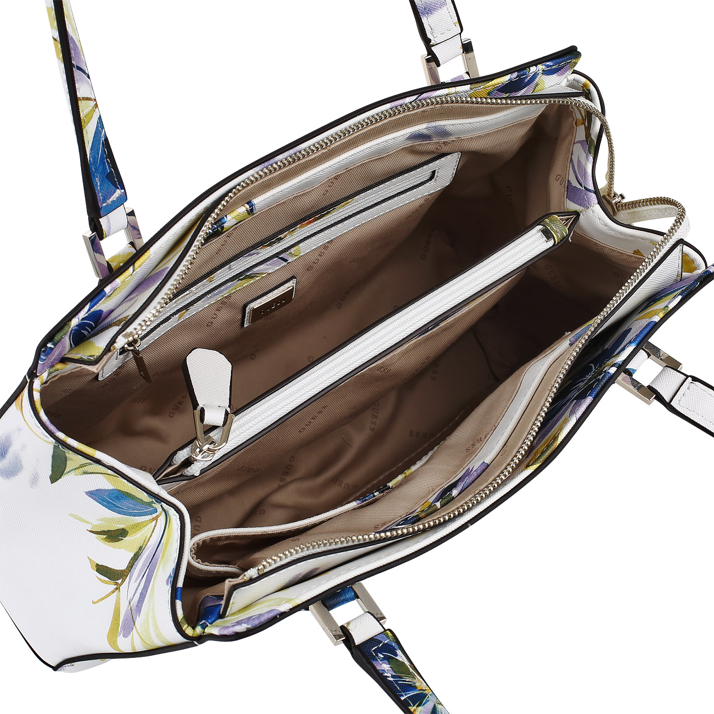 Тисненая сумка с принтом Guess Open Road