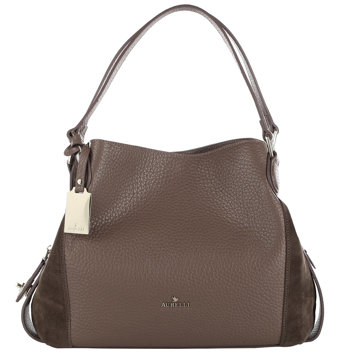 Aurelli Мягкая комбинированная сумка