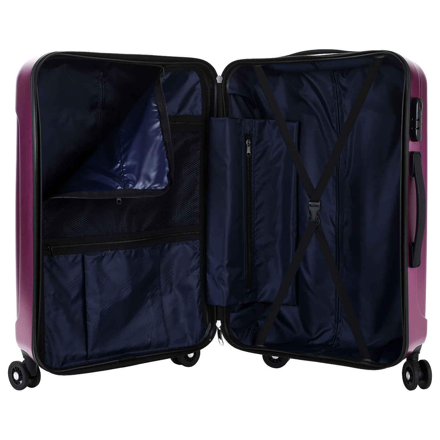 Чемодан средний M из ABS-пластика с кодовым замком Sun Voyage Elit