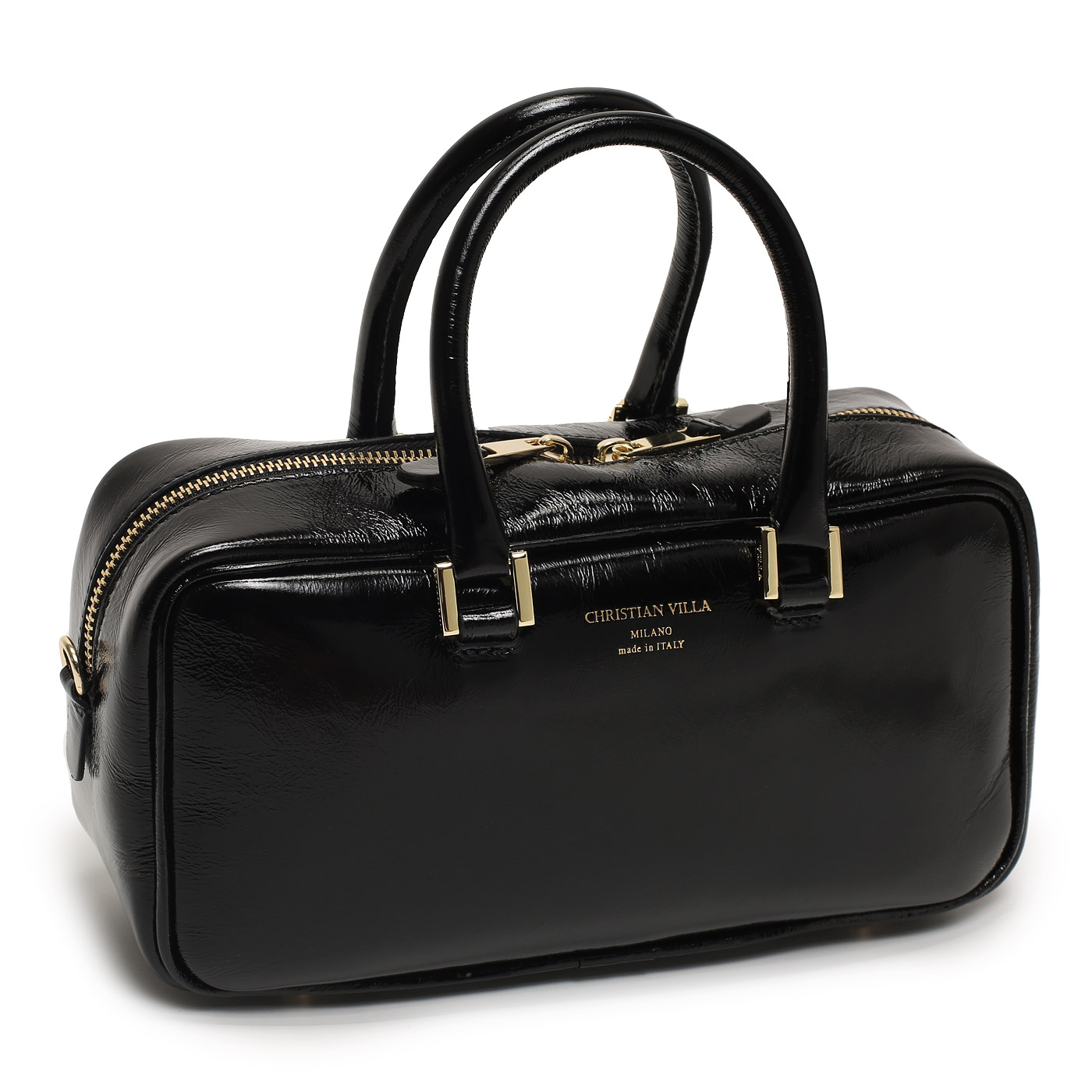 Кожаная сумка Christian Villa Athene Vernice